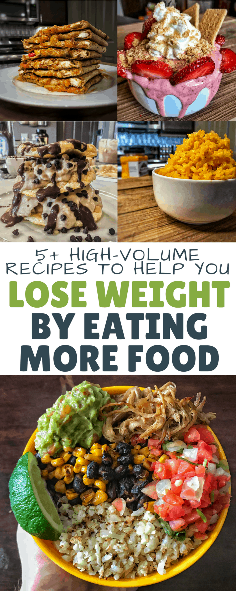 5 Easy High Volume Recipes for Fat Loss and Healthy Eating Without ...