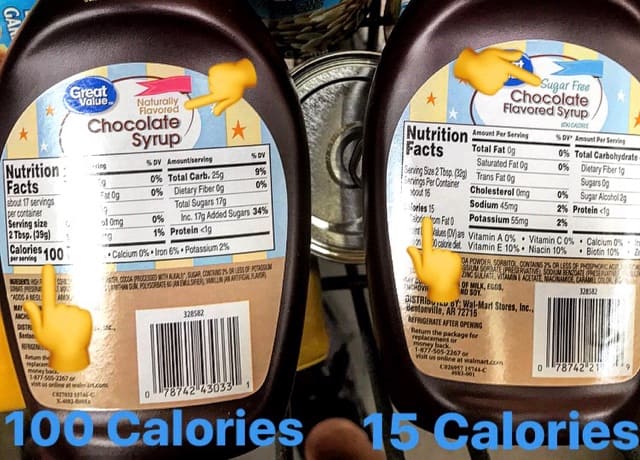 why you should buy sugar-free chocolate syrup over regular