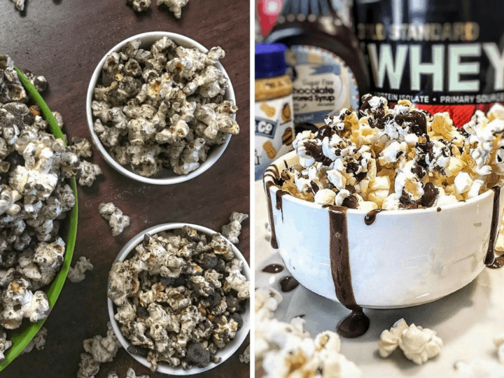 high-protein snacks and recipe for protein popcorn