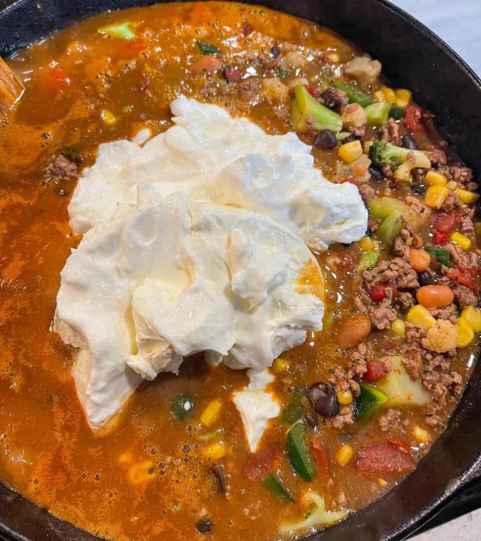 High Protein Creamy Taco Soup 6363