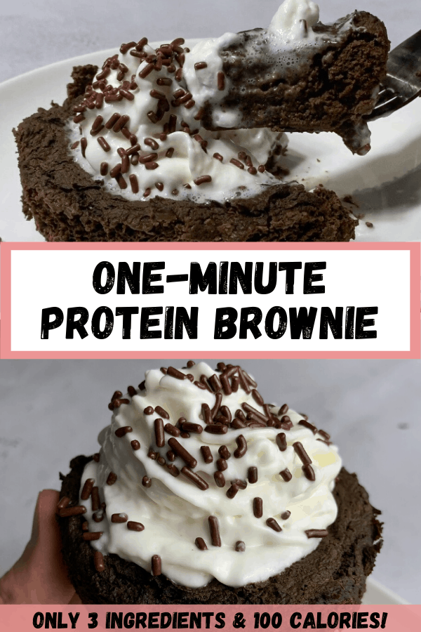 100-Calorie Protein Mug Brownie - Kinda Healthy Recipes