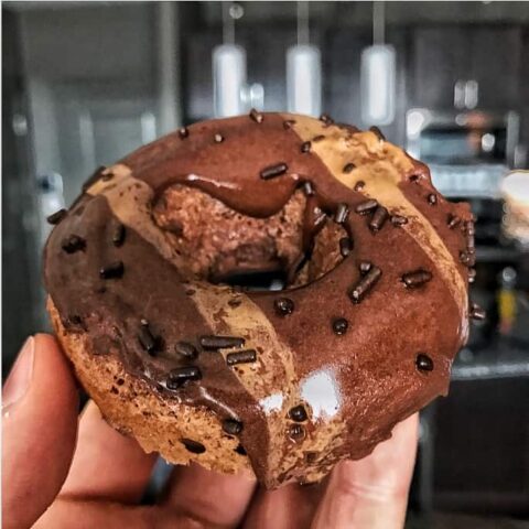 caramel mocha protein donuts