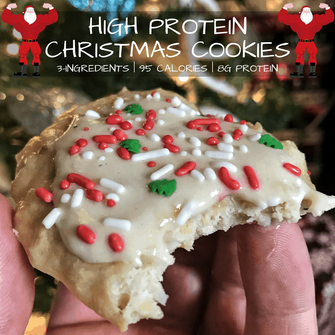 3Ingredient High Protein Christmas Cookies Mason Woodruff