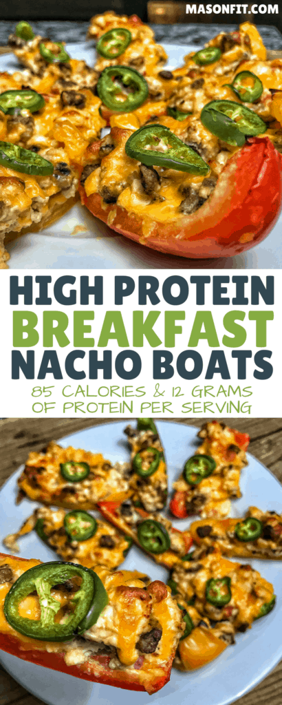 A high protein breakfast recipe with 12 grams of protein and only 85 calories per serving. This is perfect for when you're needing to spice breakfast up! 