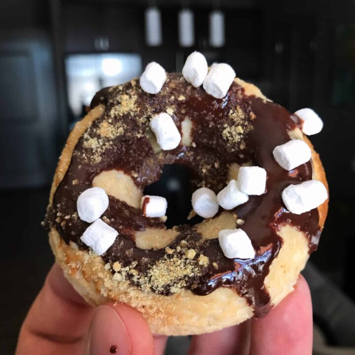 s'mores protein donuts