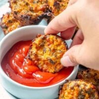 A recipe for high protein, low carb, and low calorie cheeseburger bites with all your favorite burger fixins packed in an easy to eat finger food. If you like cheeseburgers, you'll love these.