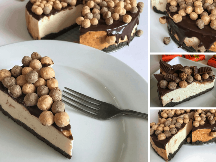 healthy instant pot cheesecake reese's chocolate peanut butter