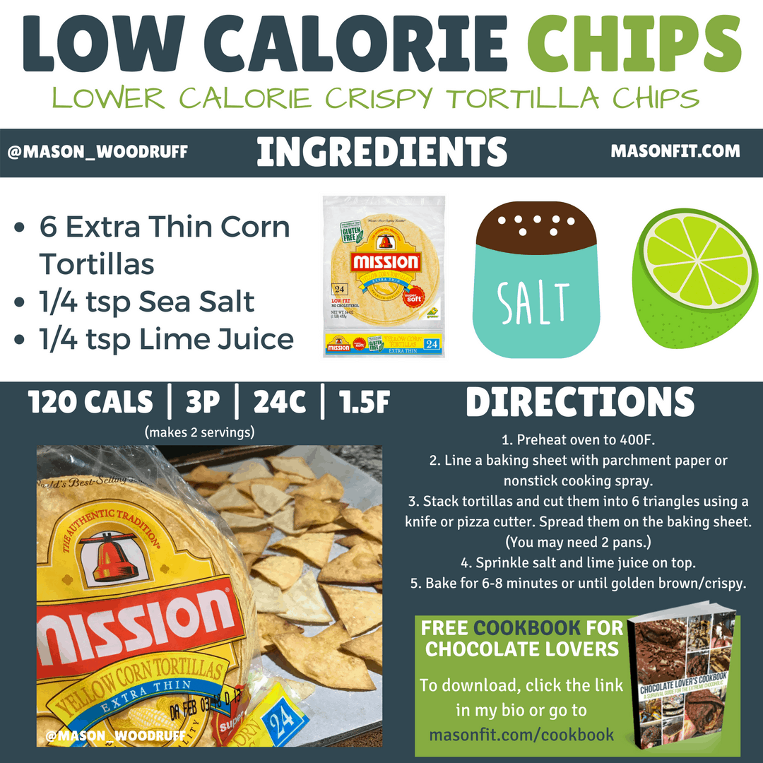 low calorie tortilla chips - Mason Woodruff