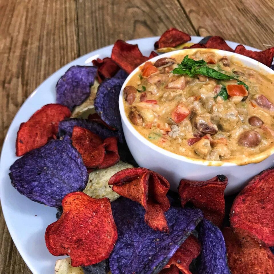 High Protein Cheese Dip A Simple OnePan Low Calorie Dip Recipe