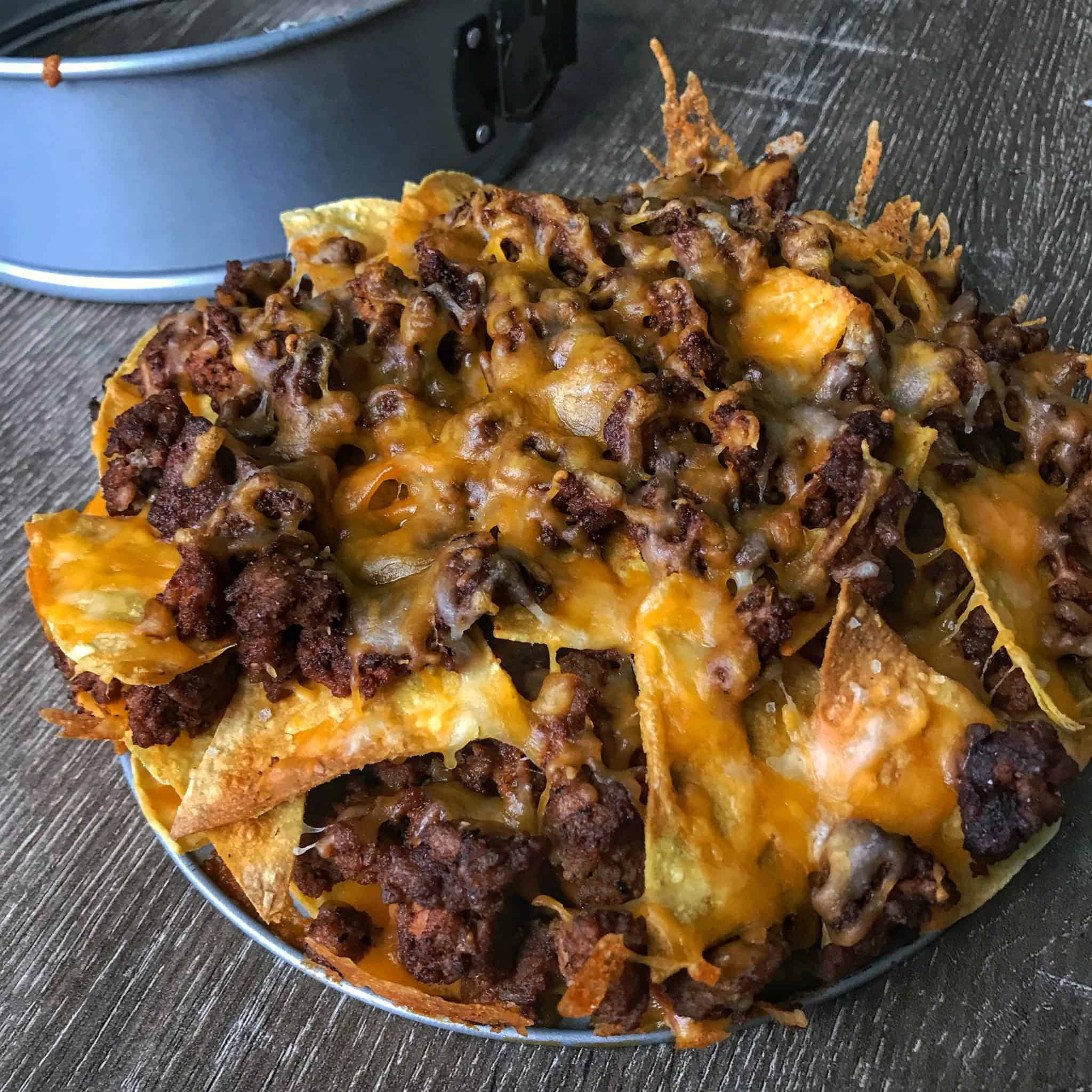 The Best Healthy Nachos: Homemade Chorizo and Beef Low Cal Nachos