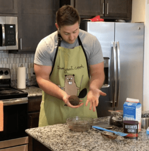 Fudge Brownie No Bake Protein Balls step 3