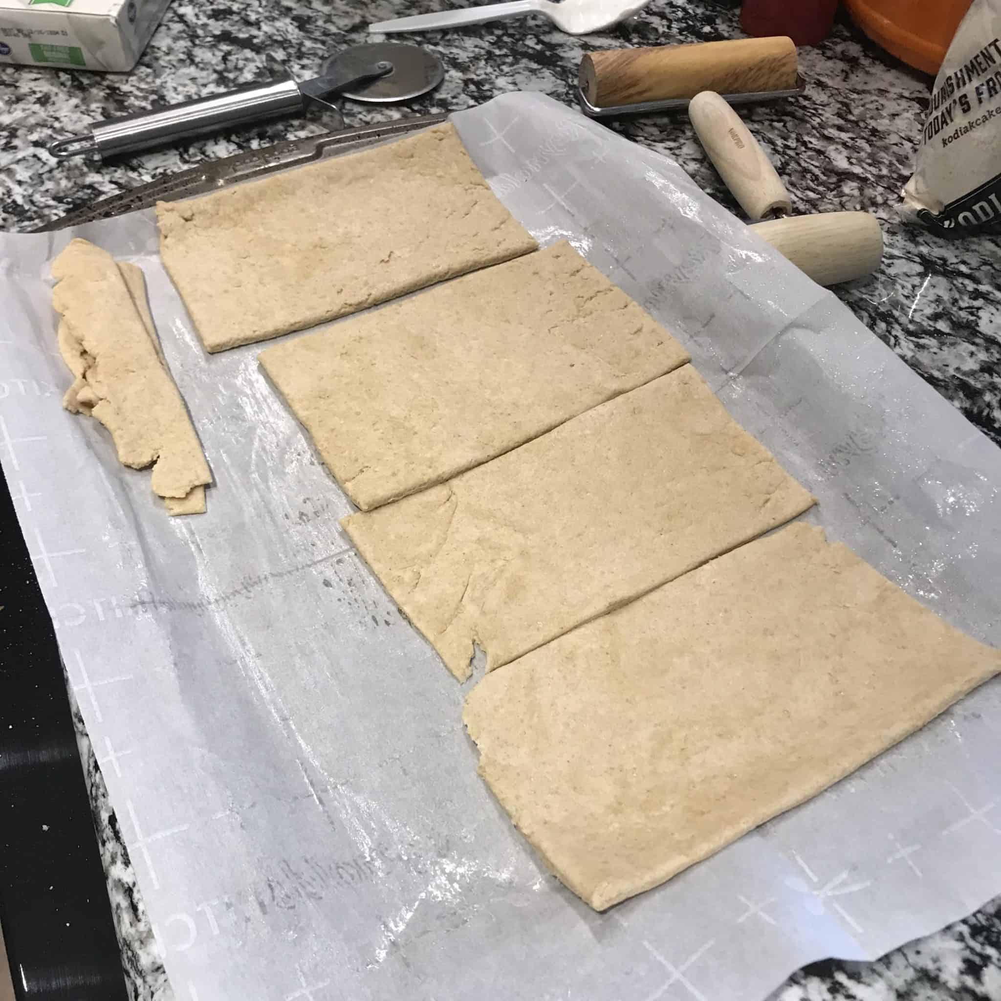 everything bagel protein pop tarts before filling