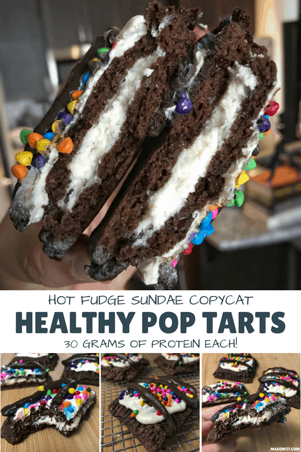 Healthy Pop Tarts: High Protein Hot Fudge Sundae Protein 