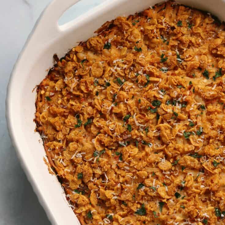 Easy Cheesy Hash Brown Casserole - Kinda Healthy Recipes