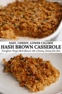 Lower Calorie Extra Cheesy Hash Brown Casserole