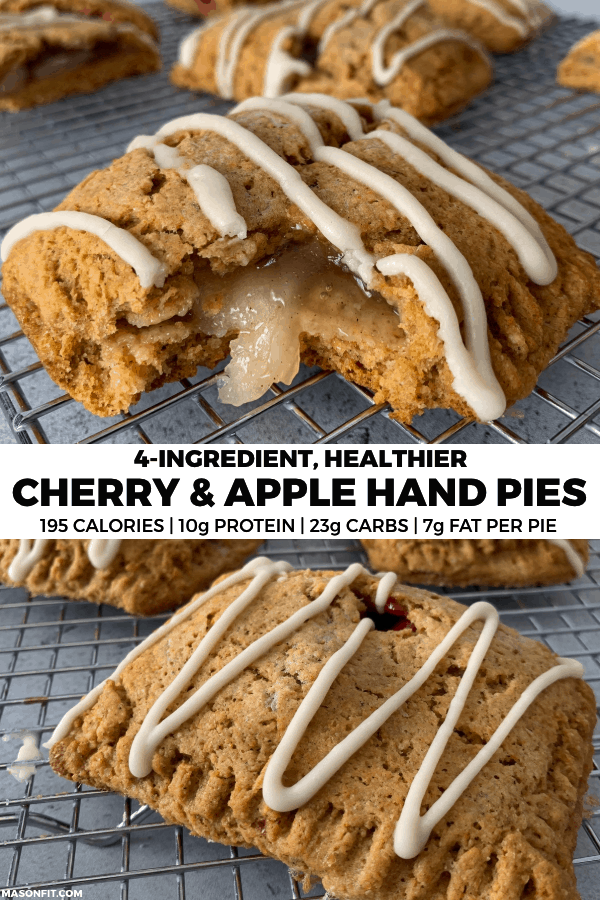 A simple recipe for healthy hand pies, a sugar free drizzle, and a long list of ways to fill your personal sized pies. 
