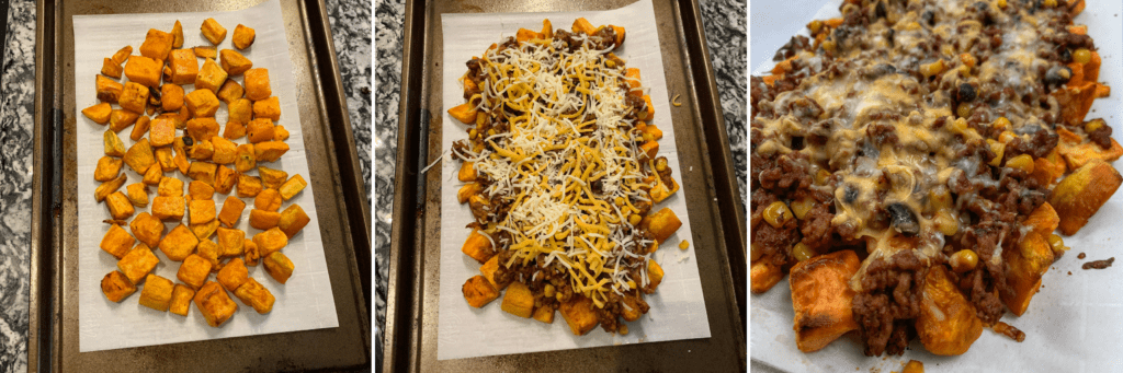 how to make sweet potato nachos