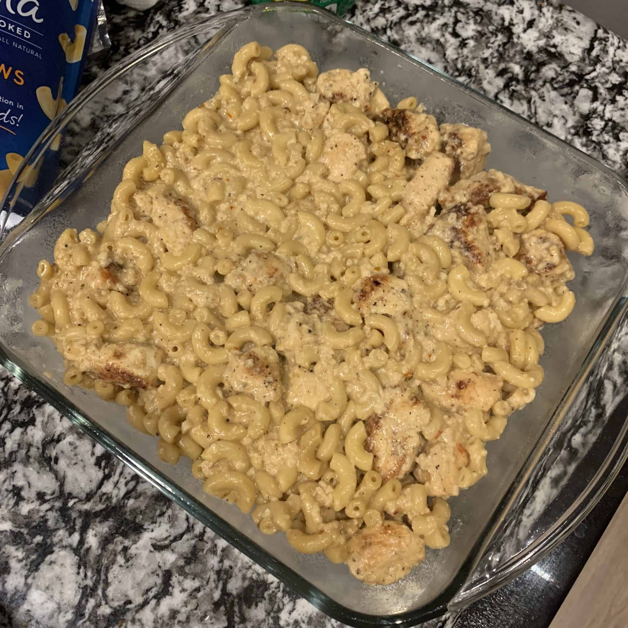 mac and cheese with chicken step 5