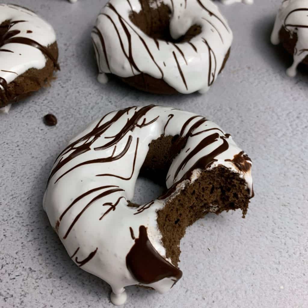 high protein hot chocolate baked donuts recipe
