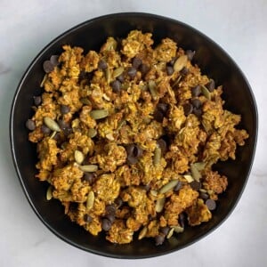 high protein low carb pumpkin spice granola