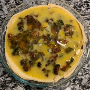 everything inside the breakfast pie