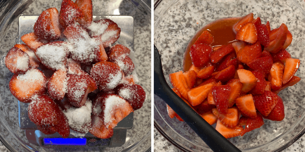 how to macerate strawberries