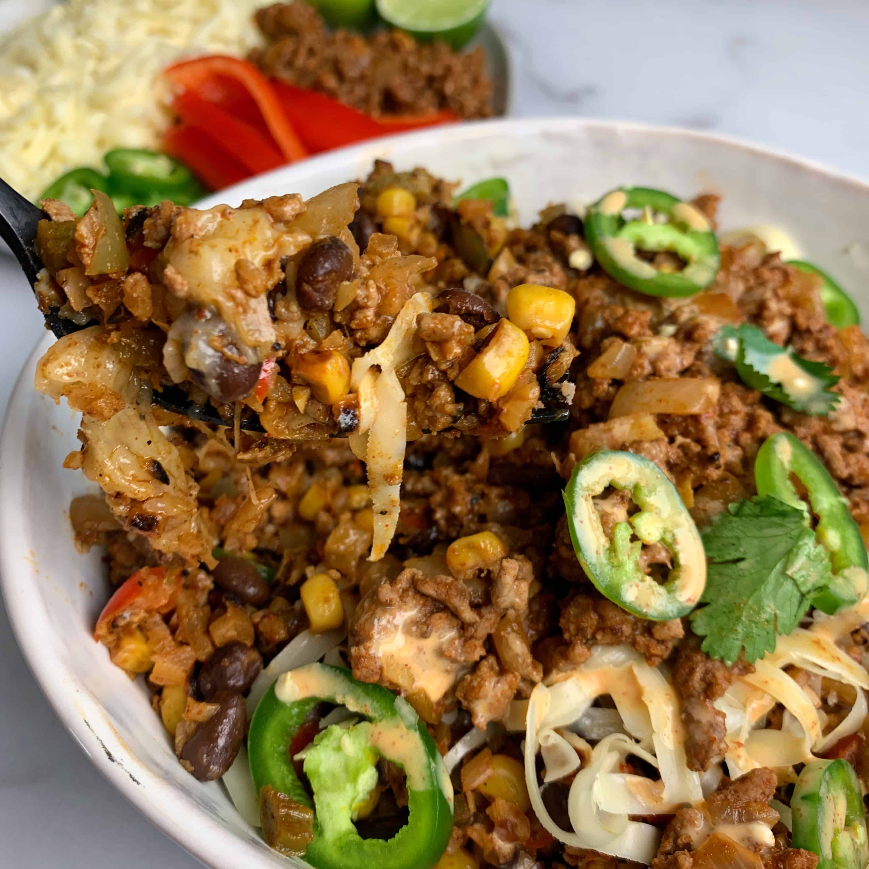 Taco Meal Prep Bowls - A High Volume Recipe to Stay Full Longer