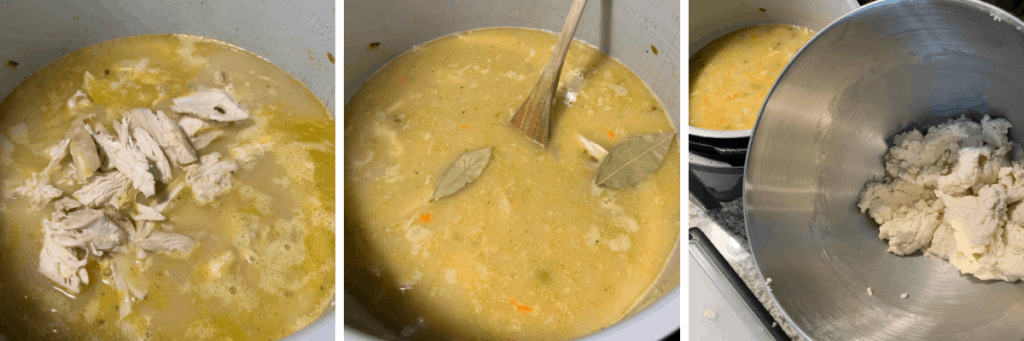 how to make the chicken soup for chicken and dumplings