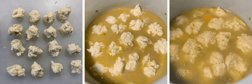 how to make healthier dumplings for chicken and dumplings