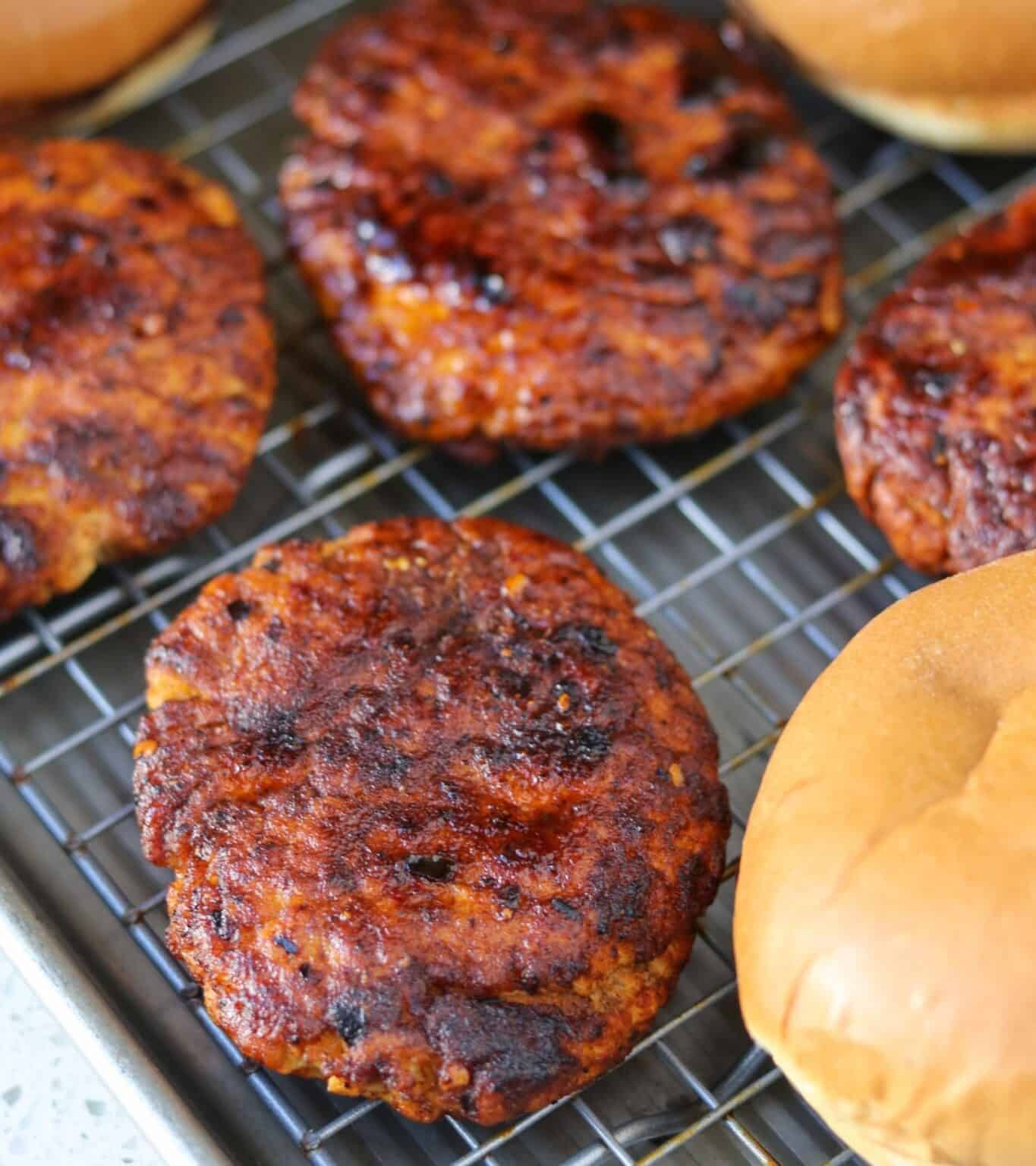 Nashville Hot Ground Chicken Burgers Kinda Healthy Recipes