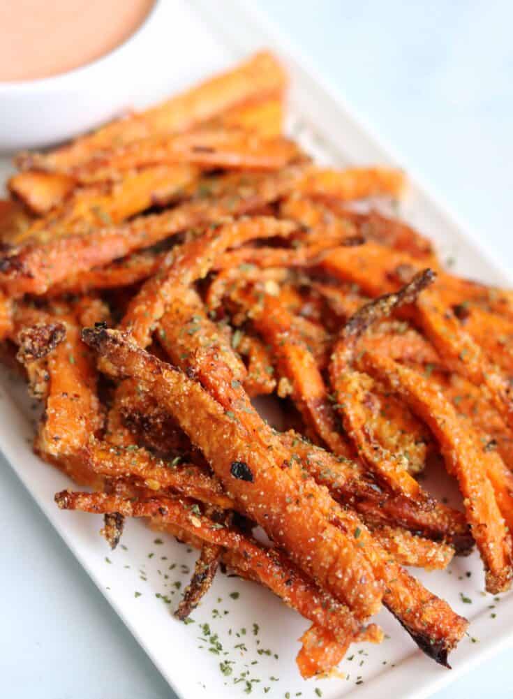 Frites de carotte au Air Fryer - Marie Food Tips