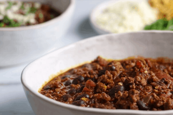 beef and black bean pineapple chipotle chili featured image