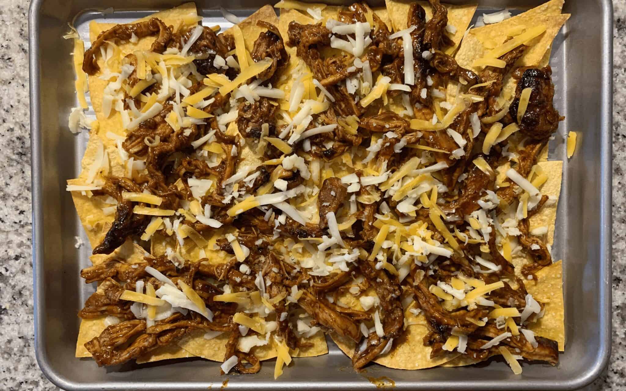 Crispy Bbq Pulled Pork Nachos Kinda Healthy Recipes