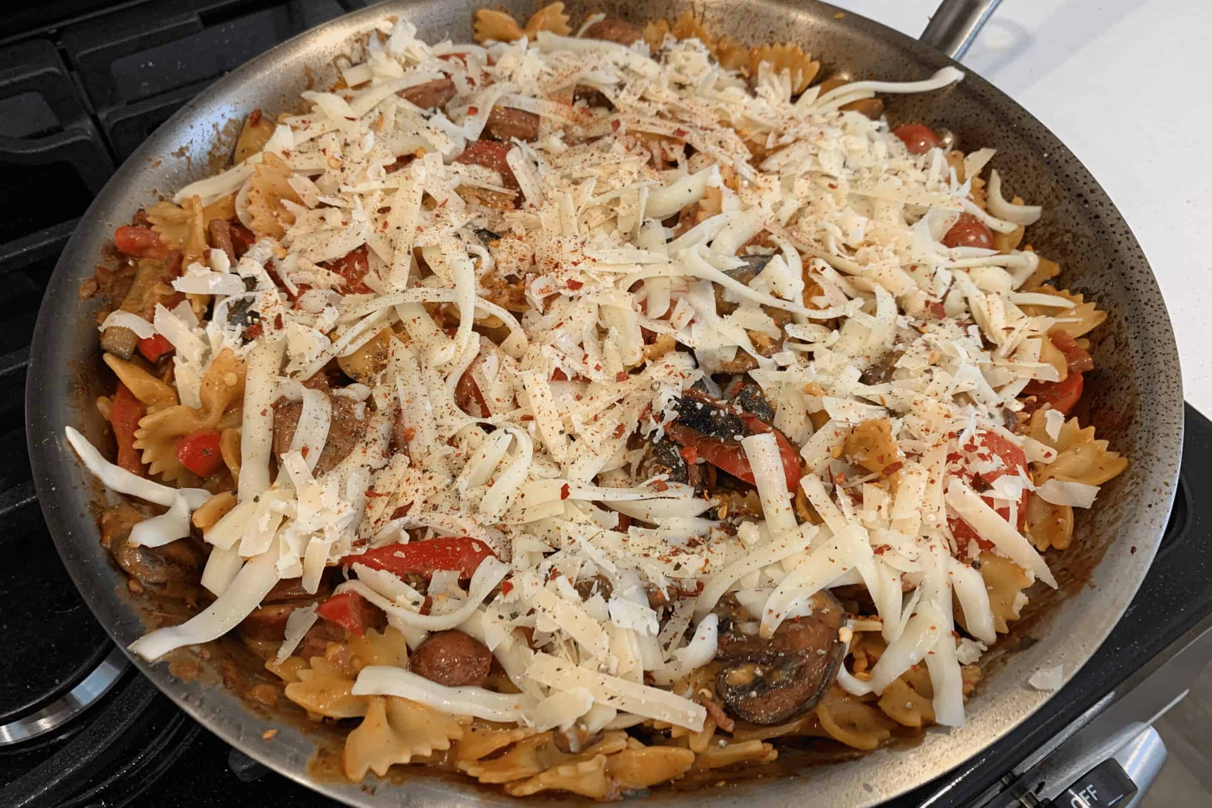 Italian Sausage and Veggie Pasta Bake - Kinda Healthy Recipes