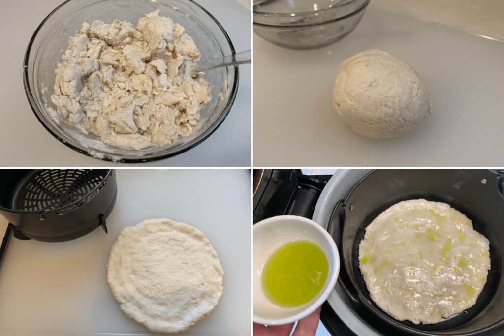 how to make Greek yogurt dough for cheese bread