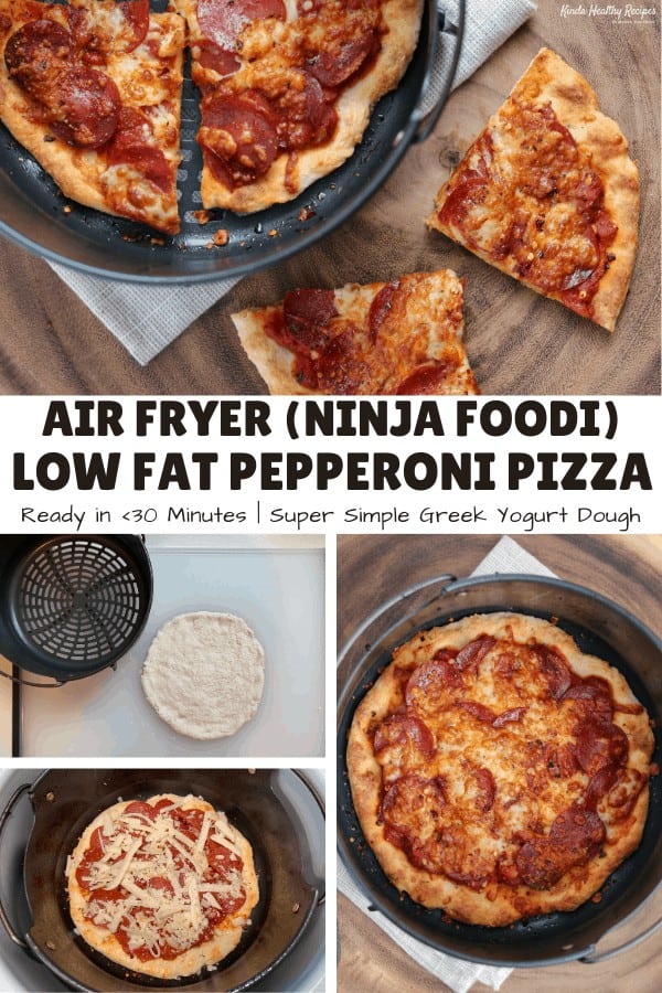 30-Minute Low Fat Air Fryer Pizza - Kinda Healthy Recipes