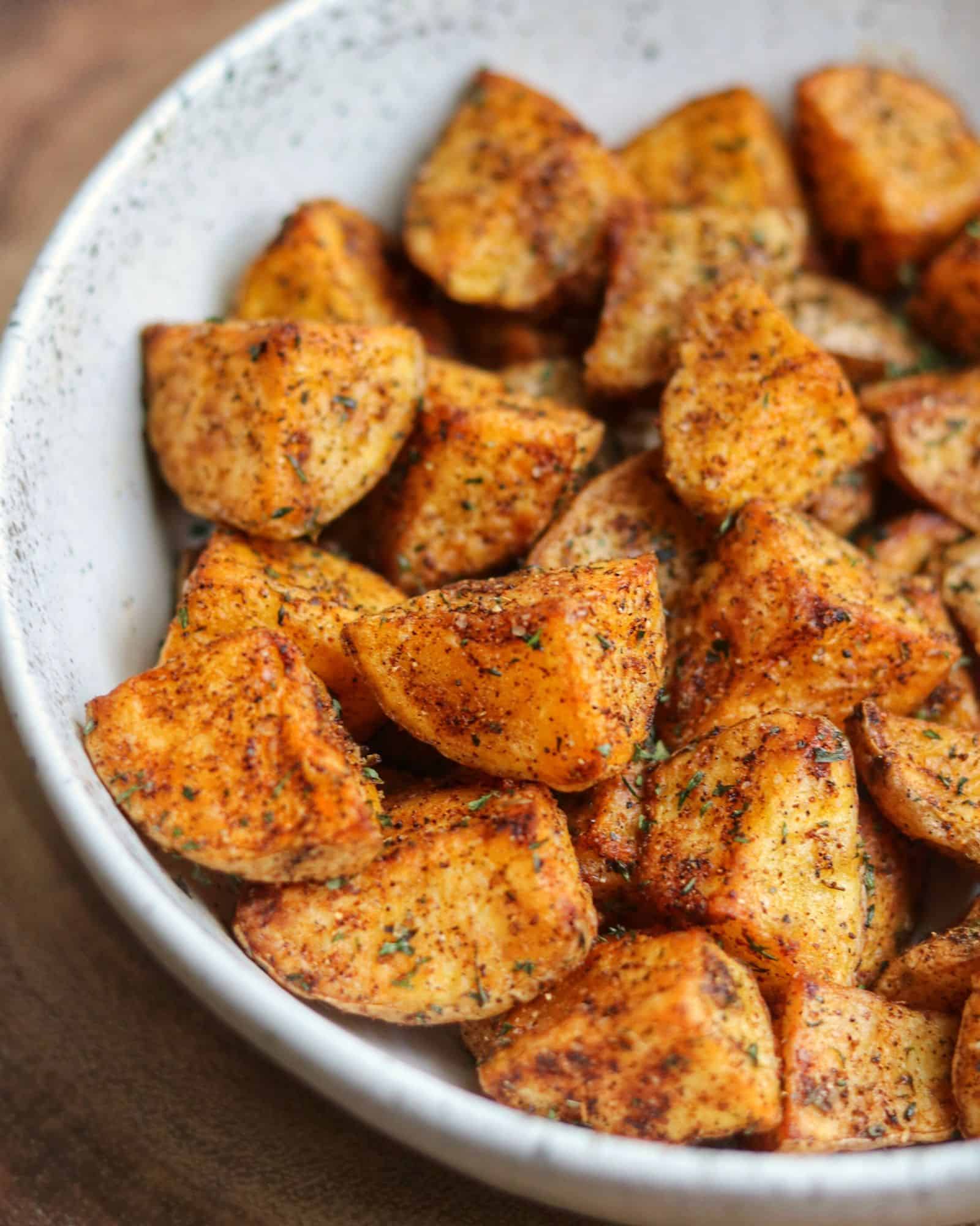 Air Fryer Mexican Potatoes (Oven Instructions Included)