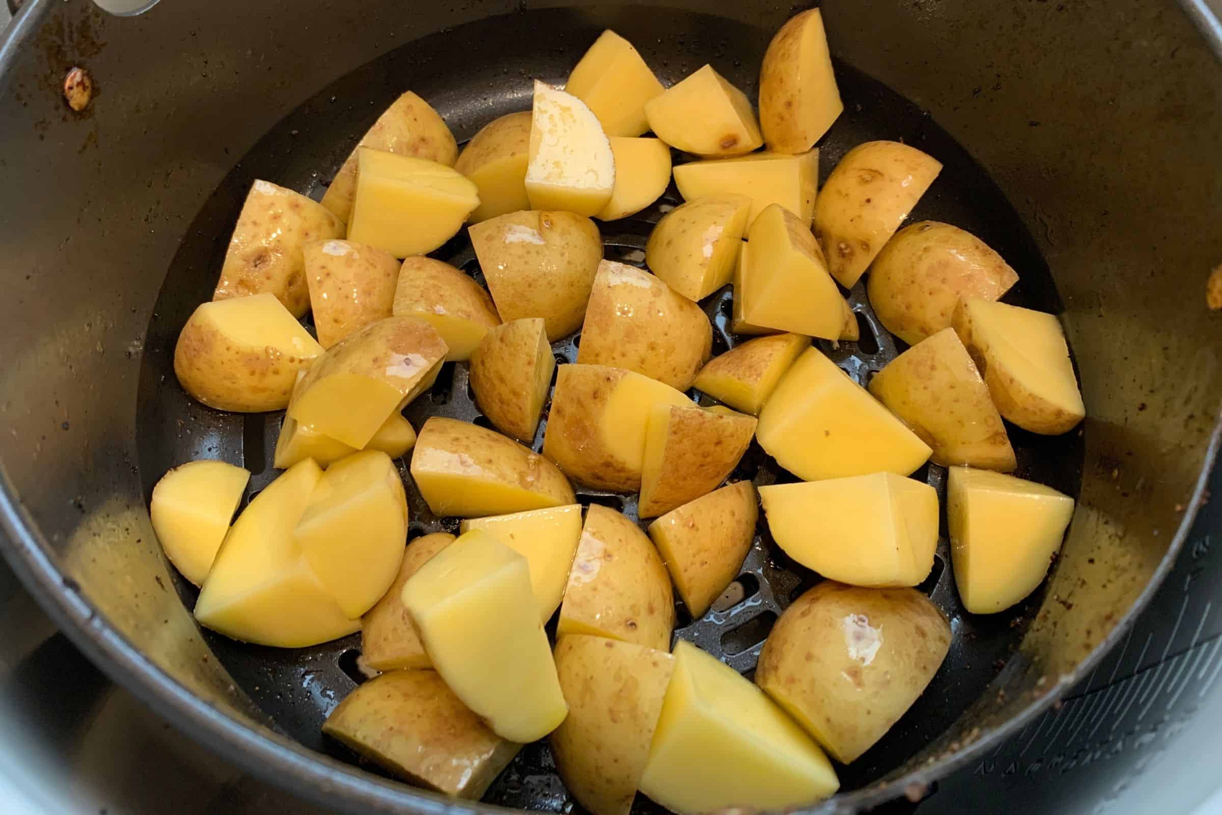 Air Fryer Mexican Potatoes (Oven Instructions Included)