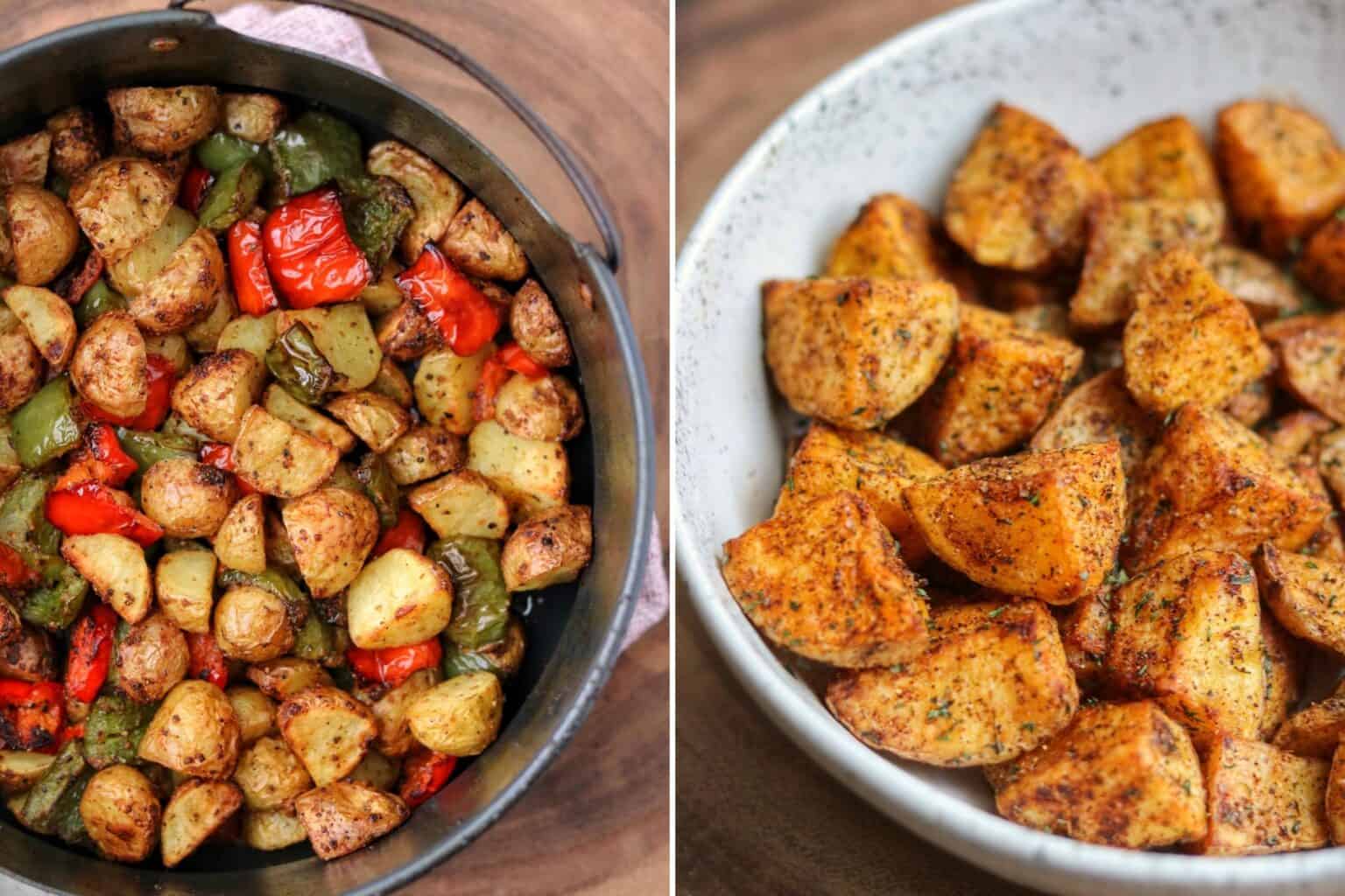 Air Fryer Breakfast Potatoes And Mexican Potatoes 1536x1024 