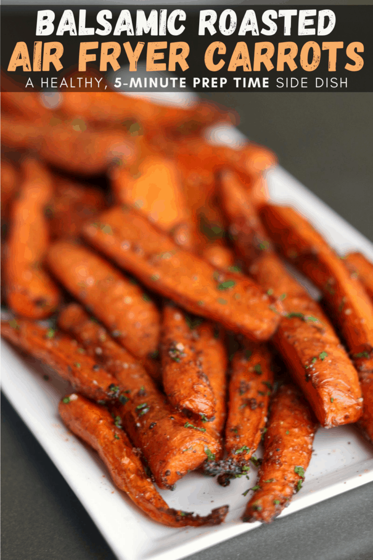Balsamic Roasted Air Fryer Carrots Kinda Healthy Recipes