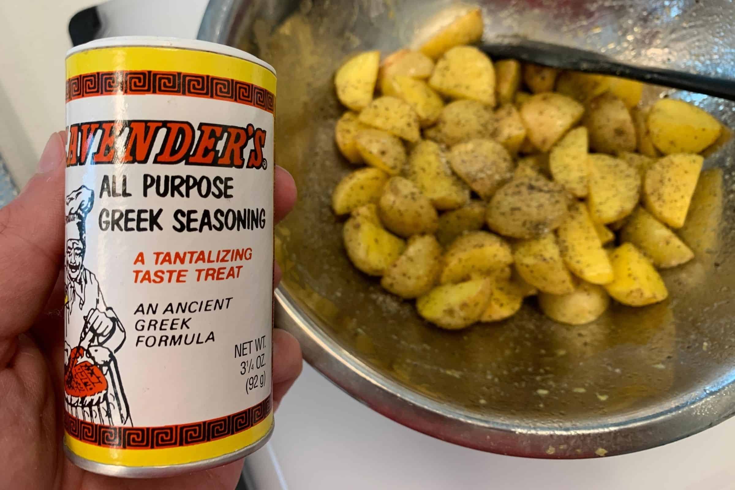 Easy Air Fryer Greek Potatoes Kinda Healthy Recipes