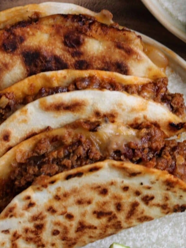 3 grilled tacos with chipotle instant pot taco meat and cheese