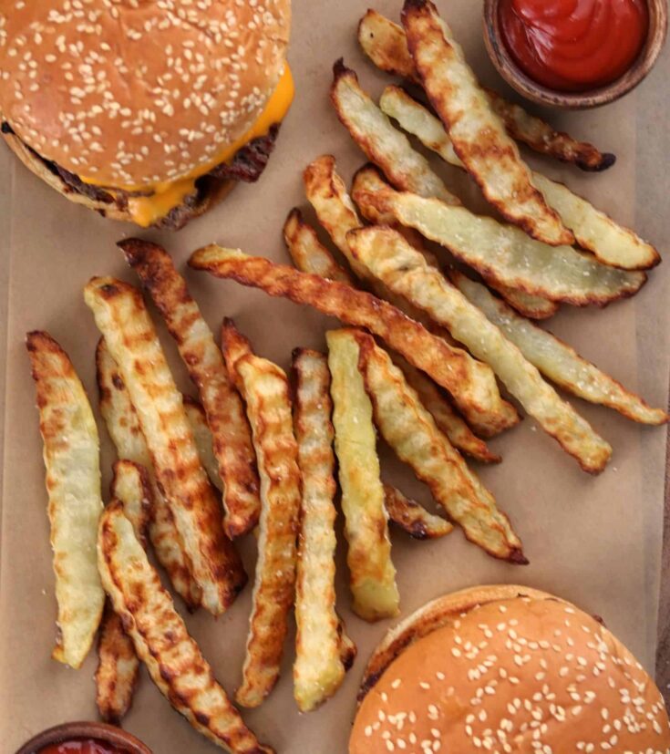 Air Fryer Crinkle Cut Fries - THE MEAL PREP MANUAL
