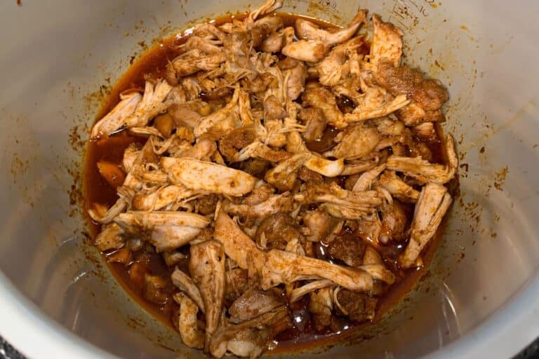 Slow Cooker BBQ Chicken Thighs - Kinda Healthy Recipes