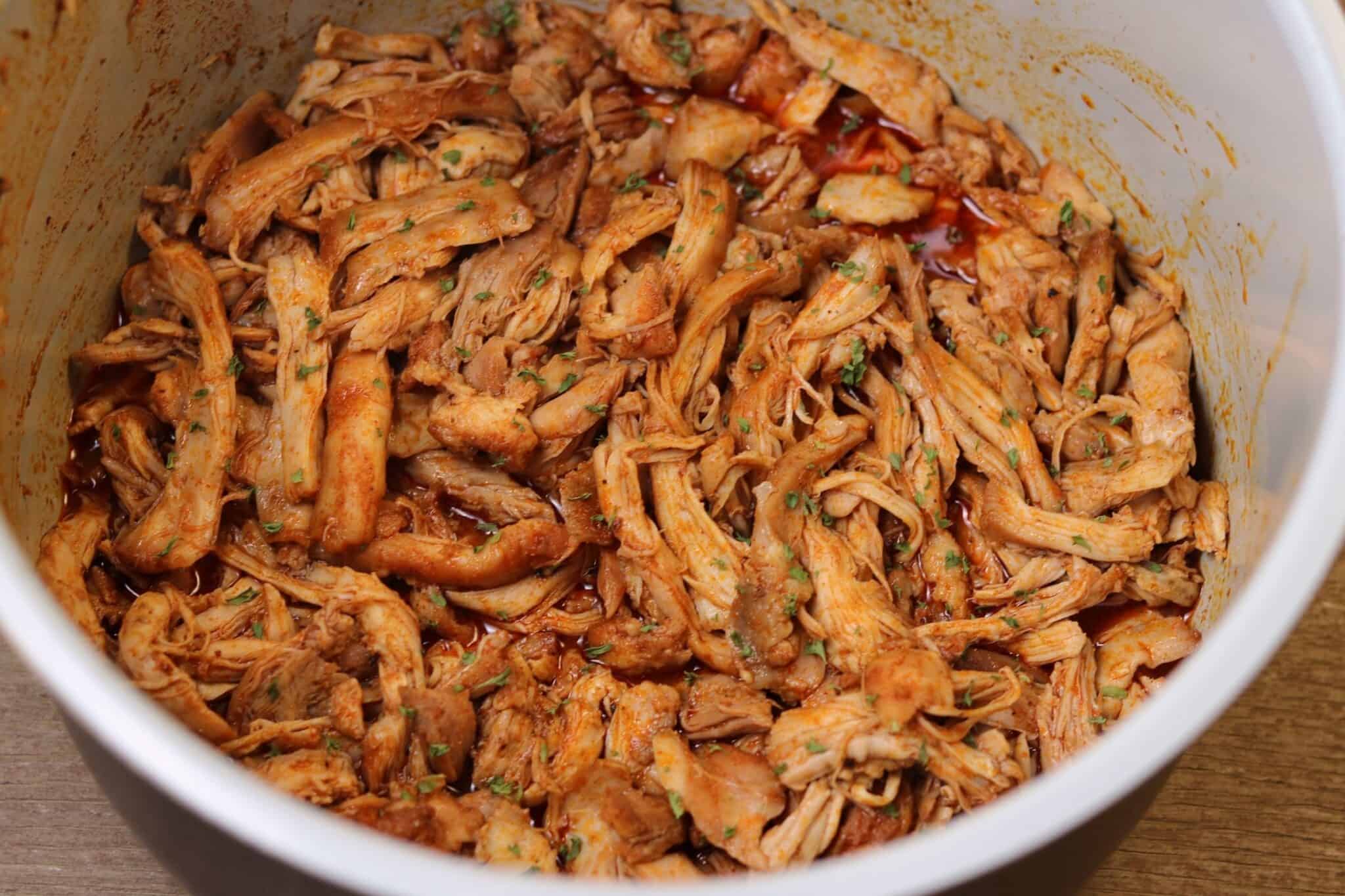 Slow Cooker BBQ Chicken Thighs Kinda Healthy Recipes