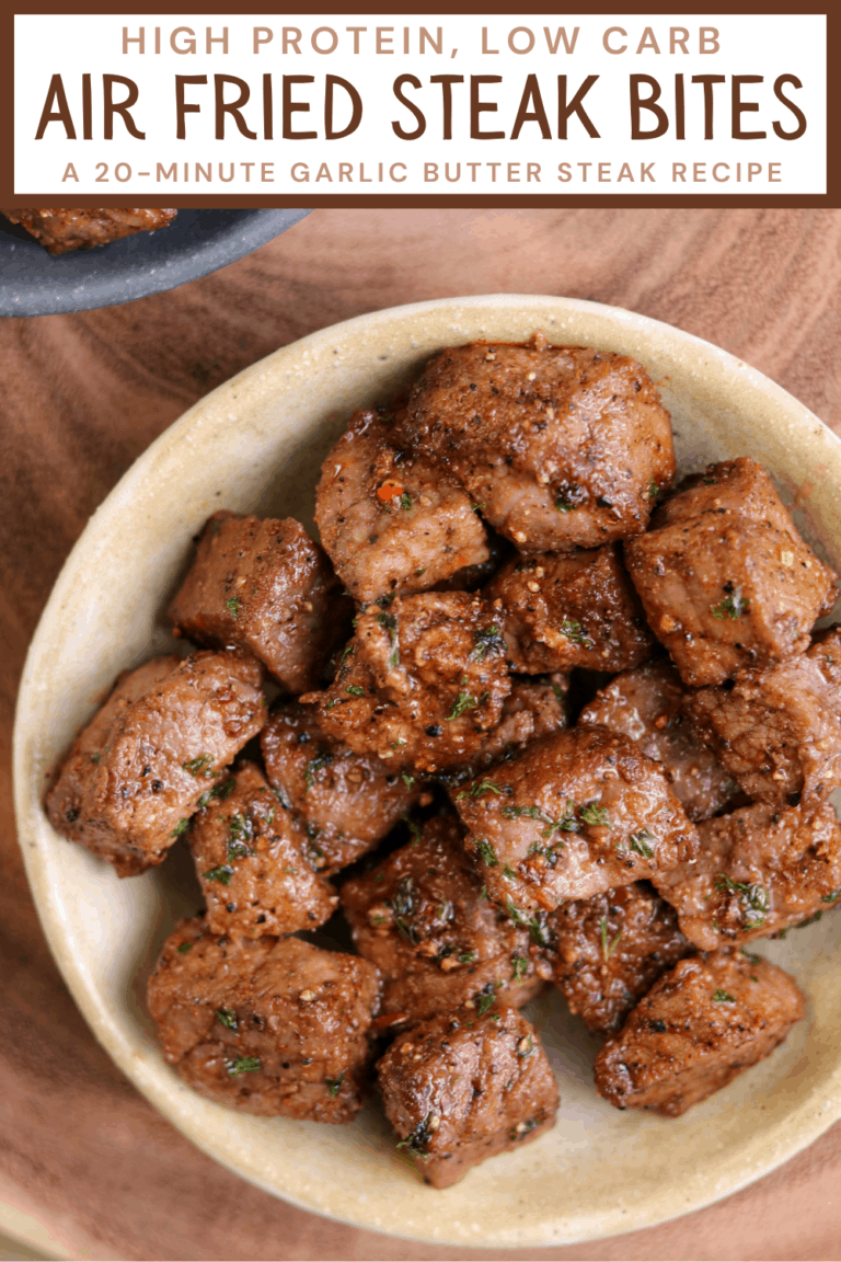 Air Fryer Steak Bites With Easy Garlic Butter