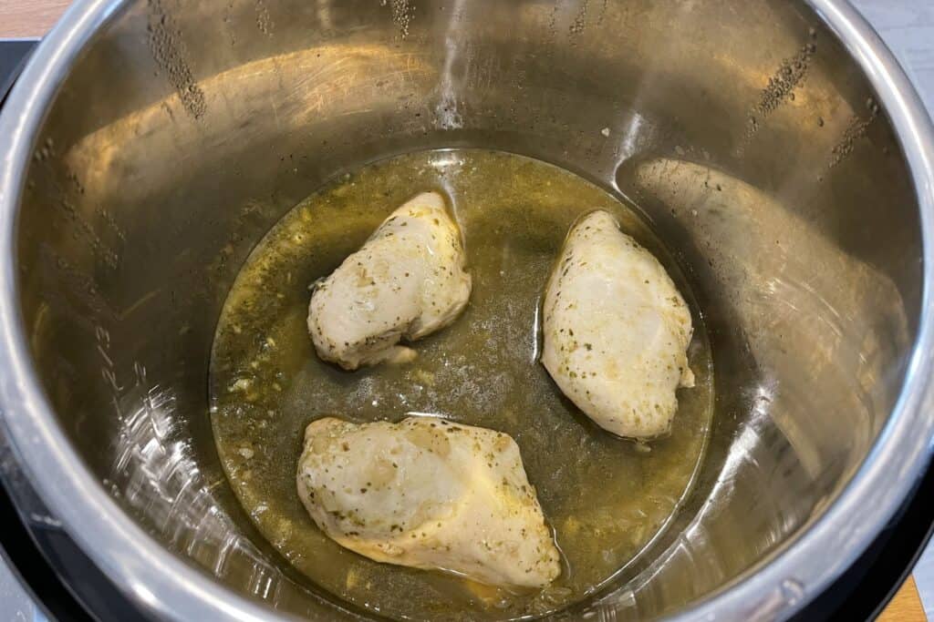 cooked chicken breast before shredding