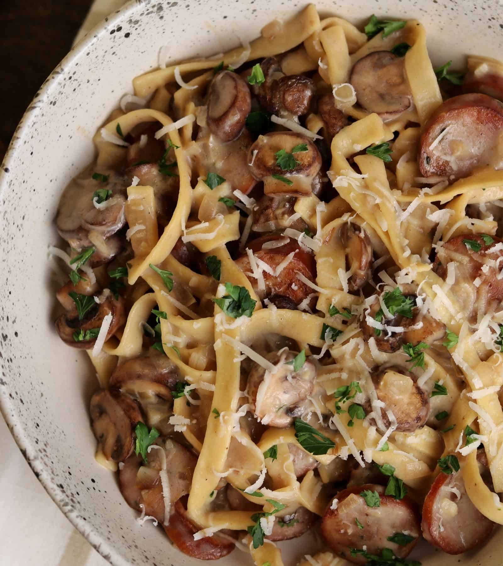 37 Cooks: Baked Penne with Sweet Sausage, Broccoli and Porcini Mushrooms