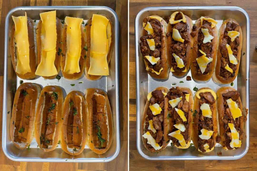 Leftover Chili Cheese Dog Boats Kinda Healthy Recipes