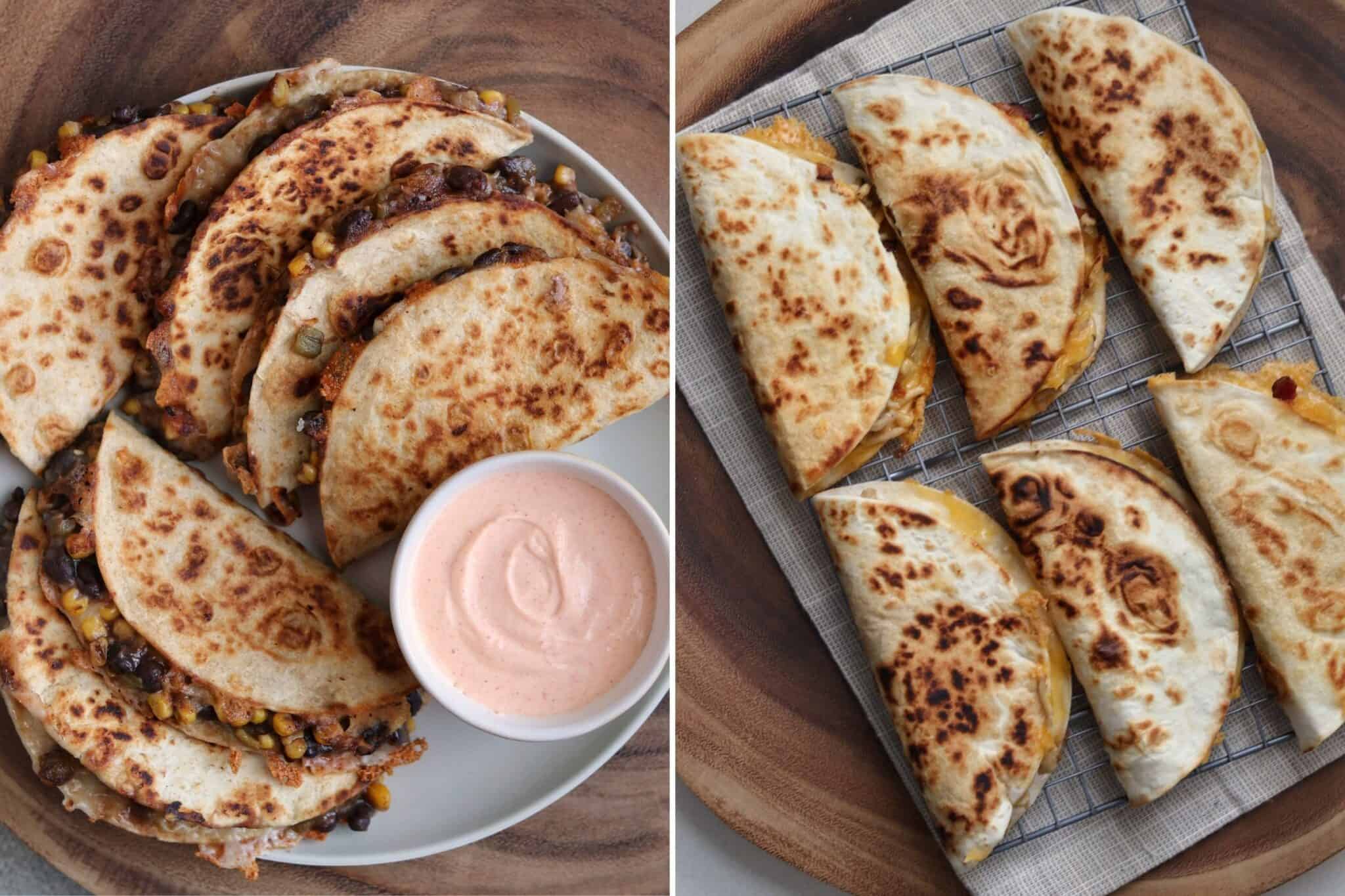 Easy Chorizo Breakfast Quesadillas Kinda Healthy Recipes